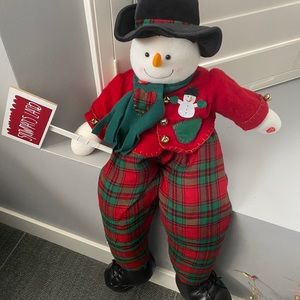 Singing Christmas snowman  33”